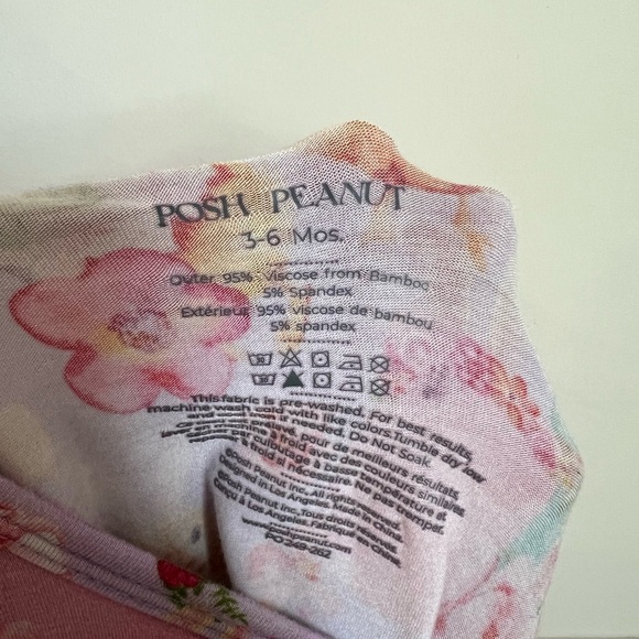 Posh Peanut Easter Chick Print Azalea Twirl Dress Bamboo 3-6M Baby Girl Purple - Picture 3 of 5